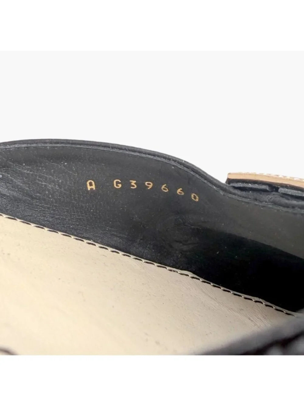 Chanel Crystal CC D’Orsay Ballet Flats Black Satin Size 42 US 11-11.5 Women’s